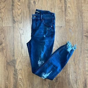 Express Destroyed Skinny Jeans